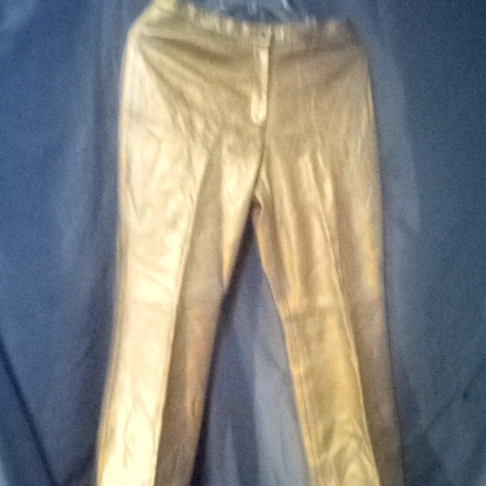 Vintage, Kors.. Michael Kors gold colored leather pants.